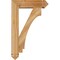 Ekena Millwork Imperial Arts and Crafts Rough Sawn Bracket w/ Offset Brace, Western Red Cedar, 6"W x 20"D x 32"H BKT0604X20X32IMP03RWR - alternate 2